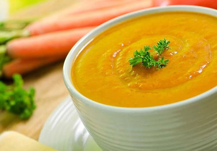 Daržovių tyrės sriuba dietoje sergant podagra