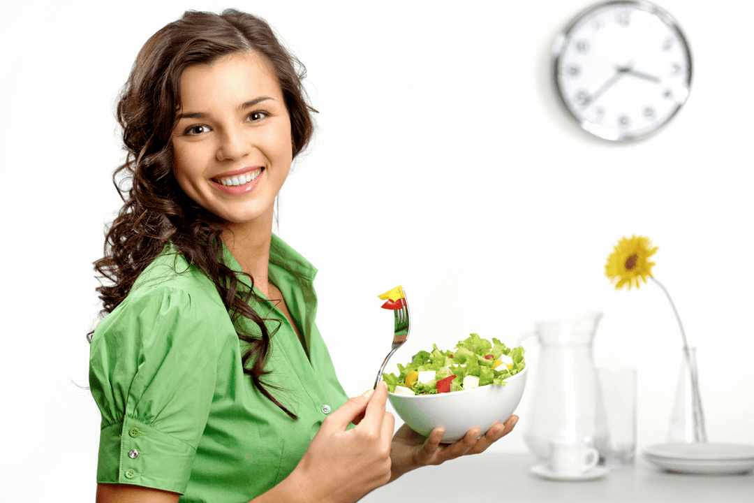 daržovių salotų valgymas laikantis kraujo grupės dietos